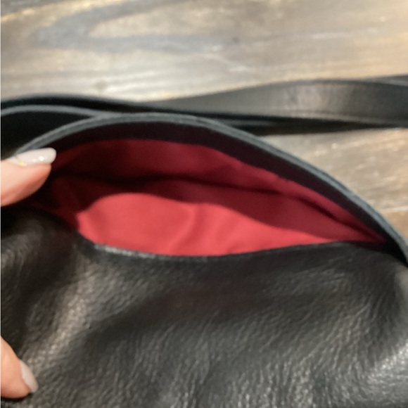 Hammitt Evan Small Black Beige and Brown Leather Crossbody - Picture 7 of 15